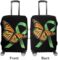 Monarch Butterfly with Hope Kidney Disease Awareness Funny Luggage Cover Elastic Suitcase Protector Washable Travel Gear Cover Fits 19-32 Inch