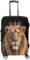 Lion with Crown King Funny Luggage Cover Elastic Suitcase Protector Washable Travel Gear Cover Fits 19-32 Inch