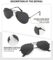 Livhò Sunglasses for Men Women Aviator Polarized Metal Mirror UV 400 Lens Protection