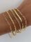 DEARMAY Gold Bracelets for Women Girls 14K Real Gold Jewelry Sets for Women Cute Tennis Beaded Bracelets for Women Cuban Link Paperclip Chain Anklet Dainty Bracelet Pack Gifts for Women Girls