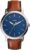 Fossil Minimalist Men’s Watch with Leather or Stainless Steel Band, Chronograph or Analog Watch Display with Slim Case Design