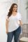 Women’s Plus Size Tops Ruffle Short Sleeve V Neck Solid T Shirts Casual Loose Blouses Tunic Top
