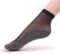 Ueither Women’s 6 Pairs Silky Anti-Slip Cotton Sole Sheer Ankle High Tights Hosiery Socks Reinforced Toe