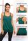 Miusey Womens Yoga Tank Tops Loose Fit Spaghetti Strap Banded Bottom Workout Shirts