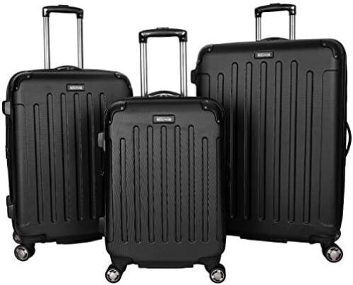 Kenneth Cole REACTION Renegade_Collection, Black, 3-Piece Set (20″/24″/28″)