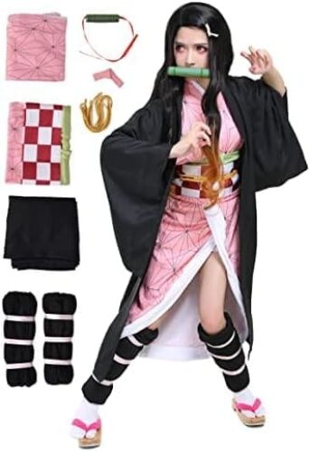 Enhance Your Cosplay Experience with Miccostumes’ Elegant Women’s Girls Kimono Cosplay Costume Embodying Bamboo Design