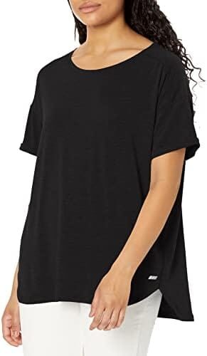 Amazon Essentials Women’s Studio Relaxed-Fit Lightweight Crewneck T-Shirt (Available in Plus Size), Multipacks