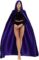 Wildox Women’s Halloween Cosplay Costume,Purple Cape and Anime Cosplay Waist Belt, Costumes Props Set