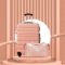 LONG VACATION Luggage Set 4 Piece Luggage Set ABS hardshell TSA Lock Spinner Wheels Luggage Carry on Suitcase (PINK, 6 piece set)