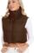 Xeoxarel 2023 Upgraded Women’s Cropped Puffer Vest with Pockets (XS-XXL)