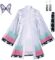 Haydory Womens Kochou Shinobu Cosplay Costume Shinobu Kimono Cloak Cloak BathRobe Full Set Halloween Suit with Hairpin