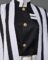 miccostumes Men’s Stripe Pattern Cosplay Costume Kimono Uniform Outfit