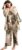 WDIRARA Women’s 3 pcs Sleepwear Leaf Print Cami and Pants Pajama Set with Robe