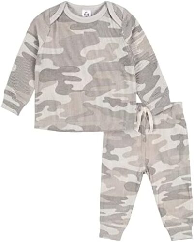 Gerber baby-boys Toddler 2-piece Long Sleeve Tee & Pull-on Jogger Set
