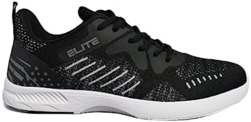 ELITE Men’s Freedom Athletic Lace Up Bowling Shoes with Universal Sliding Soles for Right or Left Handed Bowlers