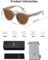 SOJOS Trendy Round Polarized Sunglasses for Women