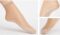 Ueither Women’s 6 Pairs Silky Anti-Slip Cotton Sole Sheer Ankle High Tights Hosiery Socks Reinforced Toe