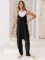 ANRABESS Women’s Casual Loose Sleeveless Jumpsuits Adjustbale Spaghetti Strap V Neck Harem Long Pants Overalls with Pockets
