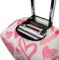 WOEZKEX Cute Love Hearts Luggage Cover Washable Travel Gear Cover 18/24/28/32 Inch Suitcase Protective Cover