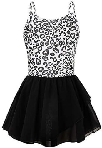 sharkiller Girls Ballet Leotard Camisole Tutu Dance Dress for Dance Gymnastics Ballerina