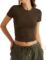 KTILG Women’s Trendy/Workout/Lounge Shirts Basic Elastic Tops Tight Fitted Tee XS-3XL