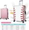 Red Lines White Baseball Luggage Cover Washable Travel Gear Cover 18/24/28/32 Inch Suitcase Protective Cover