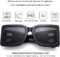 Trendy Oversized Square Sunglasses for Women Men Fashion Black Thick Big Frame Luxury Designer Sun Glasses