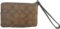 COACH WOMENS CORNER ZIP WRISTLET IN LEATHER 2961