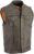 Milwaukee Leather MLM3513 Men’s Distressed Grey Dual Closure Open Neck Club Style Motorcycle Leather Vest