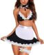 Avidlove Sexy Maid Lingerie for Women Roleplay Lingerie Cosplay Lingerie Set Sexy Christmas Costumes