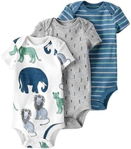 Carter’s Baby Little Planet 3-Pack Rib Bodysuits – Organic Cotton