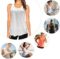 Workout Tank Tops for Women Sleeveless Racerback Loose Fit Yoga Tops