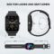 Smart Watch for Men(Answer/Make Call),Alexa Built-in,1.8″Fitness Tracker with Heart Rate Sleep SpO2 Monitor,100+Sport Mode,5ATM Waterproof,Activity Trackers and Smartwatches for iOS and Android Phones