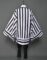 miccostumes Men’s Stripe Pattern Cosplay Costume Kimono Uniform Outfit