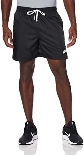 Nike Sportswear Sport Essentials Men’s Woven Lined Flow Shorts Size – XX-Large Black/White