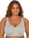 Fruit of the Loom Women’s Plus-Size Wireless Cotton Bra