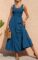 PRETTYGARDEN Women’s 2023 Casual Loose Plain Maxi Sundress Smocked Tank Dress Sleeveless Summer Beach Tiered Long Dresses