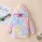 Newborn Infant Baby Girls Sweatshirts Tie Dye Sweatsuit Hoodies Tops Pants 2Pc Tracksuit Fall Winter Clothes Set