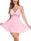 Avidlove Women Lingerie Sexy Chemise Nightgown Lace Babydoll Full Slip Dress Sleepwear