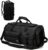 Eslcorri 65L Travel Duffel Bag for Women & Men – 3 in 1 Large Sports Gym Bag with Shoe and Wet Clothes Compartment Multipurpose Weekender Carry On Overnight Backpack for Swimming Yoga Camping Black