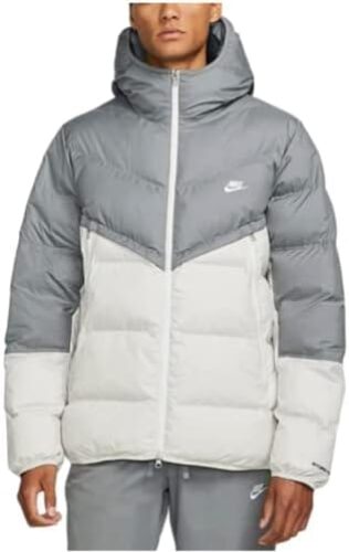 Nike Sportswear Storm-FIT Windrunner Men’s PRIMALOFT Puffer Jacket,Smoke Grey/Light Bone/Sail