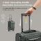 SHOWKOO Luggage Sets 3 Piece Softside Expandable Lightweight Durable Suitcase Sets Double Spinner Wheels TSA Lock Armygreen (20in/24in/28in)