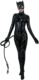 miccostumes Women’s Fullbody Black Catsuit Halloween Cosplay Costume Whip Zipper Patch