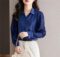 Women Autumn Fashion Luxury Shirt Long Sleeve Pleated Elegant Shirt