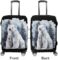 Pola Bear Watercolor Funny Luggage Cover Elastic Suitcase Protector Washable Travel Gear Cover Fits 19-32 Inch