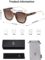 SOJOS Classic Square Polarized Sunglasses for Women Men Retro Trendy UV400 Sunnies SJ2050