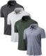 TELALEO 4/5 Pack Mens Polo Shirts Quick Dry Short Sleeve Golf T Shirt Performance Moisture Wicking Casual Workout