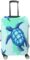 WOEZKEX Turquoise Blue Sea Turtle Luggage Cover Washable Travel Gear Cover 18/24/28/32 Inch Suitcase Protective Cover