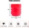4PCS Fluorescent Car Tire Valve Stem Caps, Luminous Glow in The Dark Auto Tire Valve Cover, Illuminated Corrosion Resistant, Car Decor Accessories Universal for SUV, Trucks, Cars (Red1)