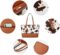 Women Fashion Handbags Wallet Tote Bag Shoulder Bag Top Handle Satchel Purse Set 4pcs